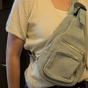 Urban Expressions Corduroy Sling Bag